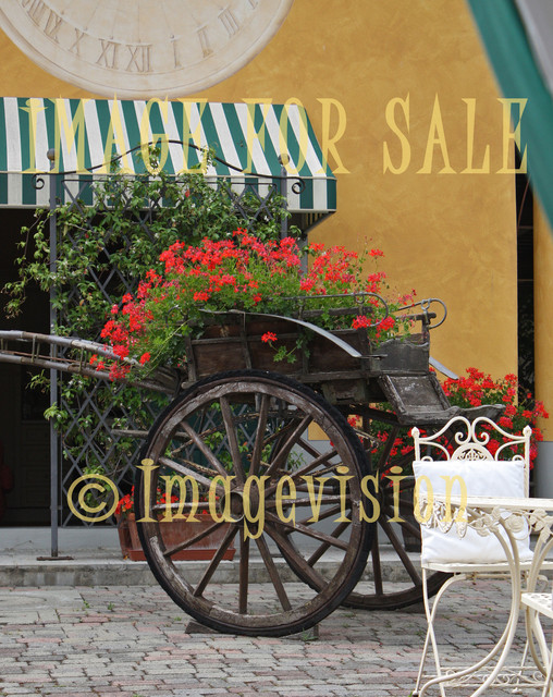 for sale horse carriage decorated with flowers