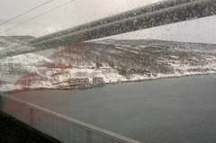 Näkymä sillalta, Harstad 19.4.2009