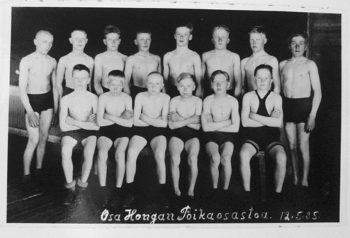 Korven Hongan poikapainijoita v.1935