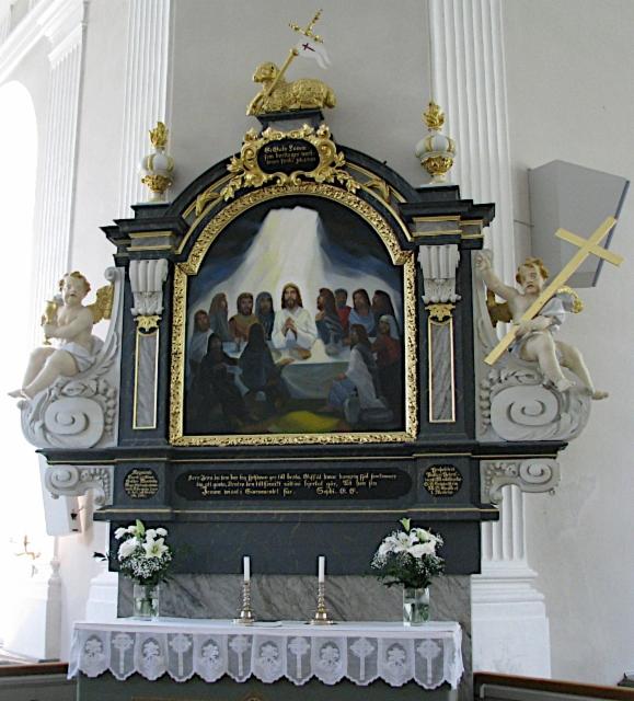    Pedersören kirkon alttarimaalaus