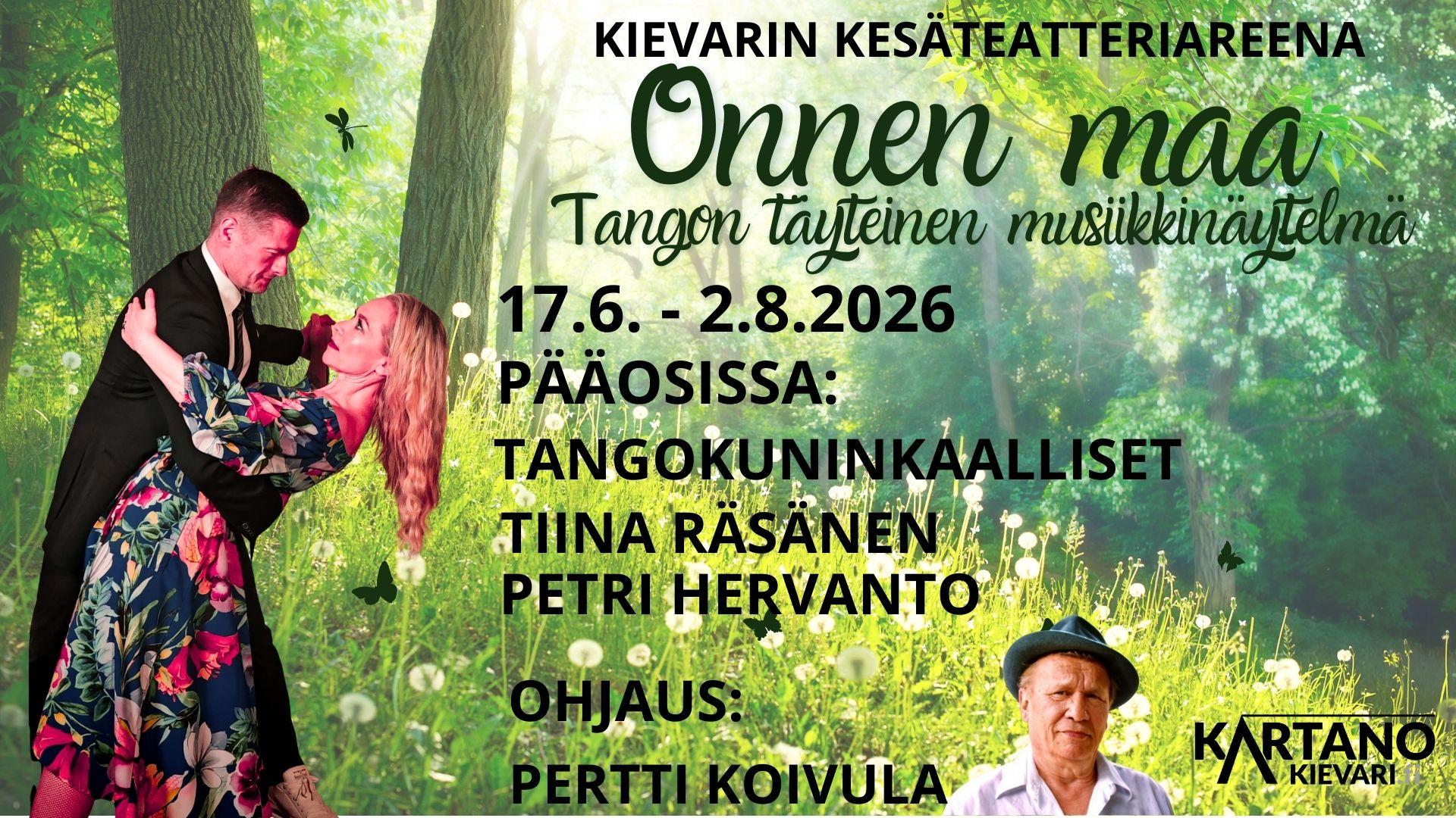 Oneenn Kesän ohjelma 2026 | kartanokievari.fi