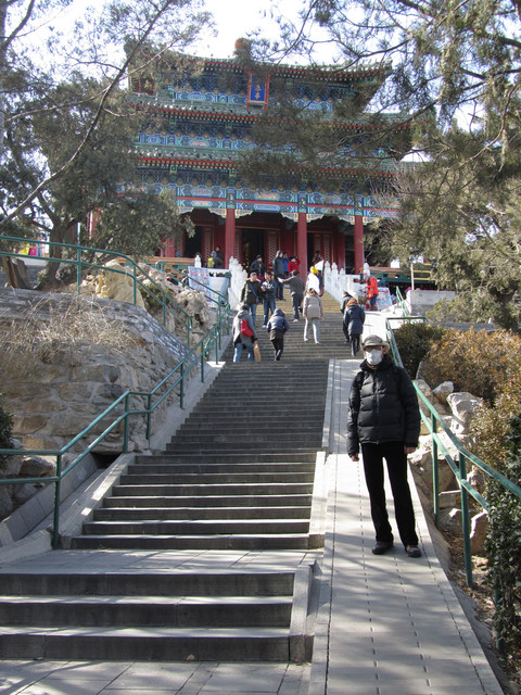 Jing Shan puisto.  Jing Shan park.   Peking/Beijing   10.3.
