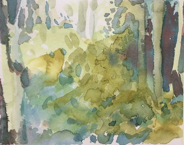 ” Metsän henki 7”; Bastholmen 2020, 16 x 18 cm