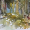 ”Metsän henki 9”; Bastholmen 2020, 38 x 38 cm