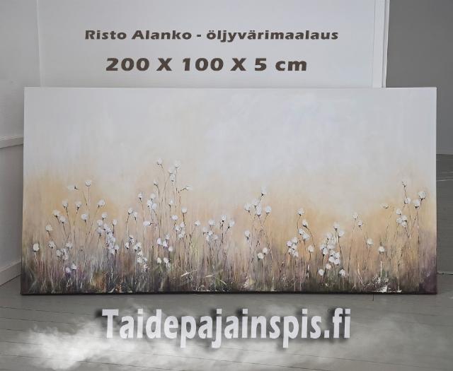 1400,-€ "Oman onnensa etsijät" 2025 öljyvärimaalaus 200x100x5cm