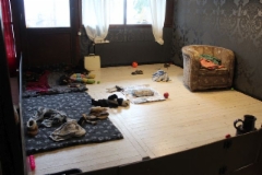 Pentulootalla ihan kivasti kokoa.