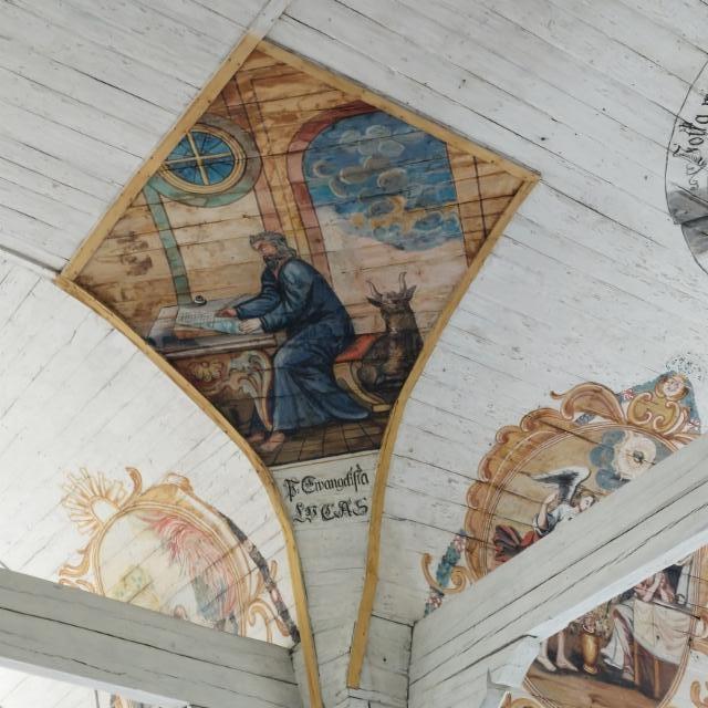 yksi apostoleista (viistokulmassa)