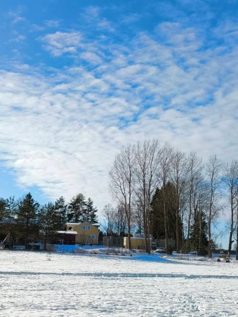 Hoitolarakennukset Puuhamaan suunnalta