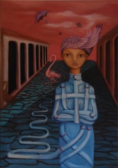 Anemos, 50 x 70 cm, oil on canvas.