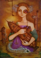 Kitrina, 50 x 70 cm, oil on canvas.