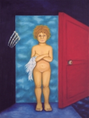 Red door. 60 x 80 cm. Oil on canvas.