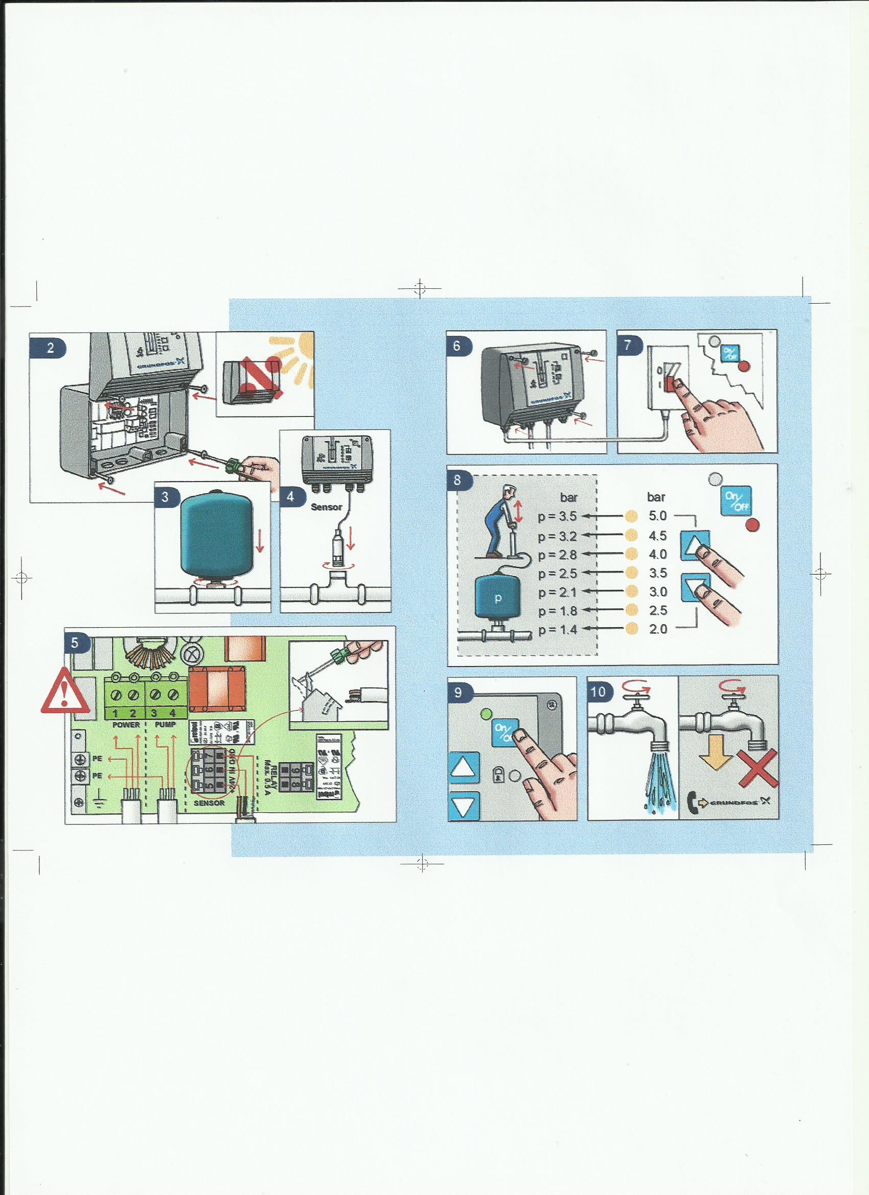 Grundfos cu 212 схема подключения