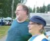 Harri Helin poikkesi Maaret V&auml;liheikin juttusilla.