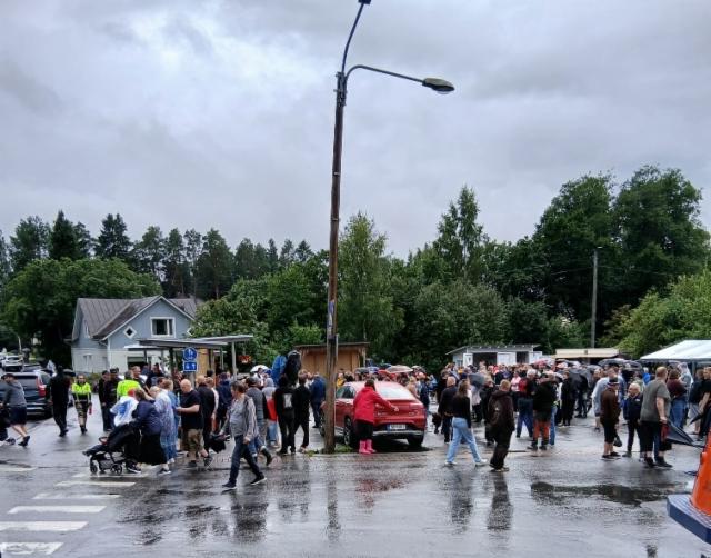 Sateinen torialue. (Kuva: Jukka Tuomisto)