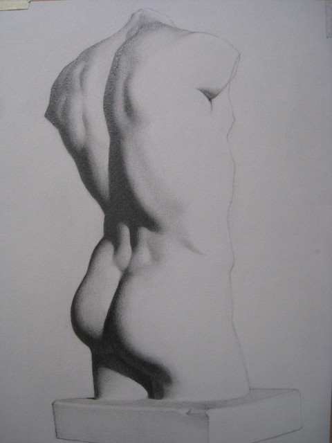 Miehen torso, ylävartalo Miehen torso, ylävartalo
