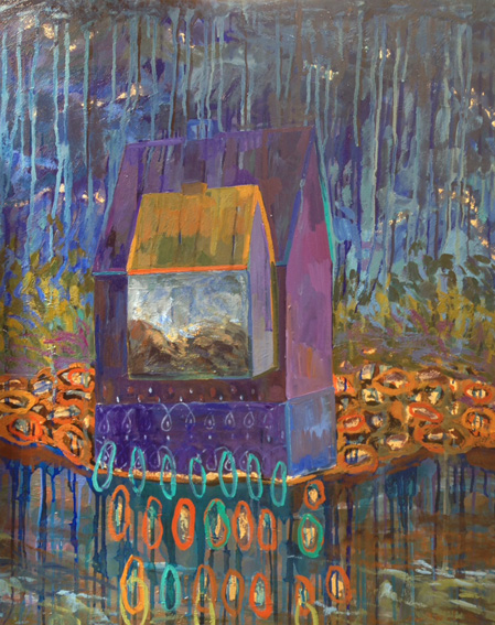 Sielujen talo, oil on canvas, 2014