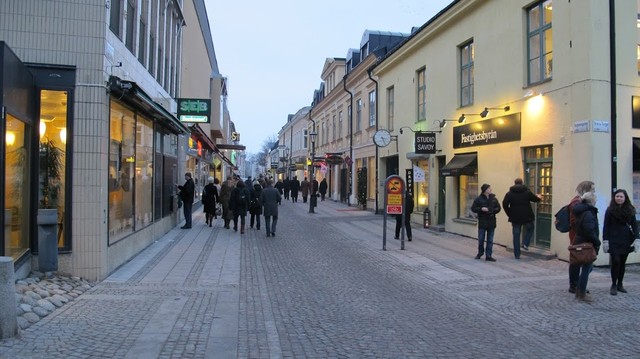 Kävelykadulla Västeråsissa
