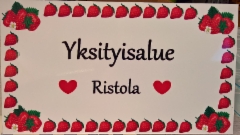 Yksityisalue kyltti