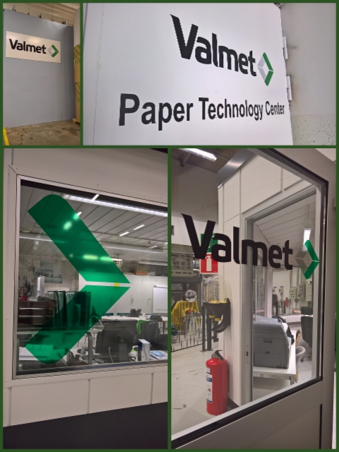 Valmet paper Technologies opasteet ja teippaukset