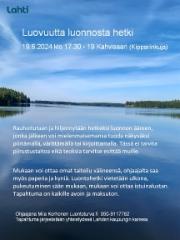 lahti_19.6.24_luovuutta_luonnosta_hetki_kahvisaari_www.luontoturva.fi
