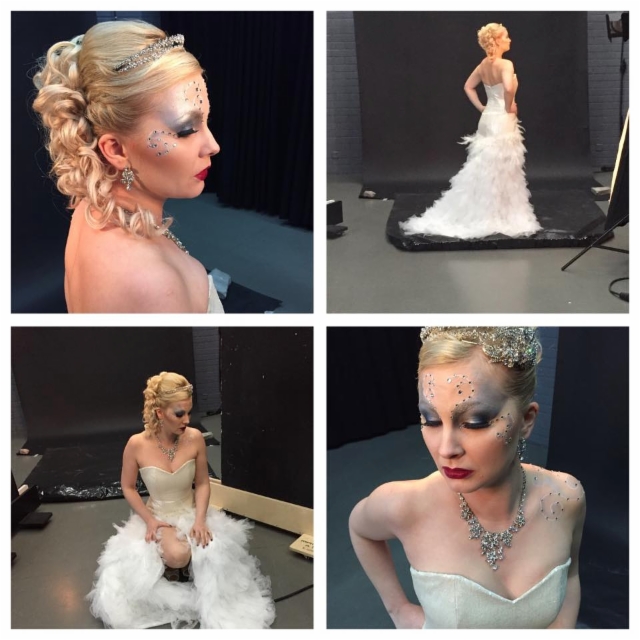 Making of ice queen photoshoots 2015