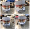 hampaiden valmistusprosessia
