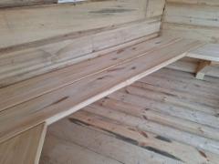 Py&ouml;riv&auml; laavu, pelkkahirsi, haapa