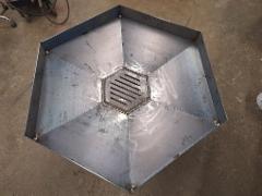 Grillin kaikki osat tehty 4 mm ter&auml;ksest&auml;