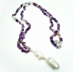 Ametistinauha helmill&auml;