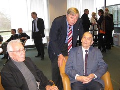 Vasemmalta Yrjö Terho, Markku Laine ja Seppo Lintunen