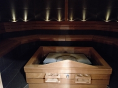Hotelli vaakuna, Puhti sauna, l&auml;mp&ouml;haapaa