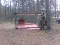 koirille h&auml;kki&auml; ja koppia.