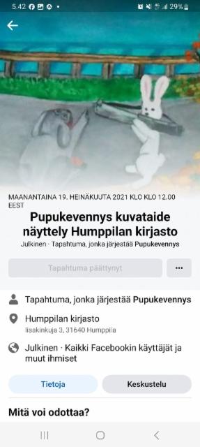 Facebook pupukevennyksen tapahtums