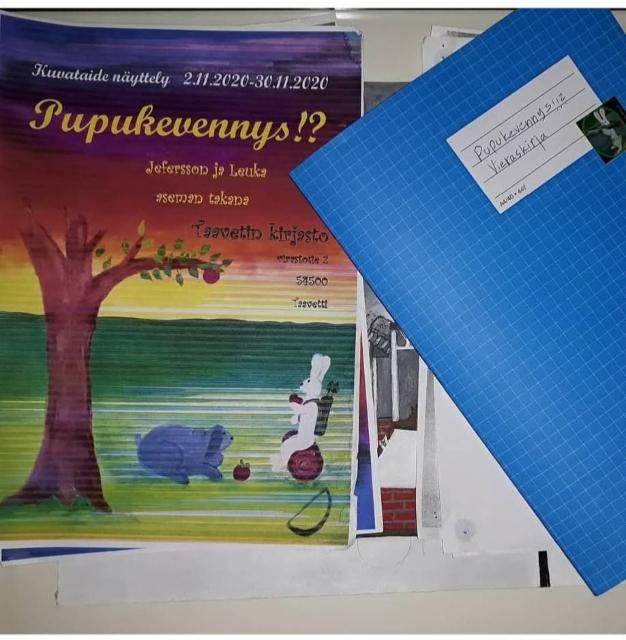 Taavetin kuvataide näyttely juliste