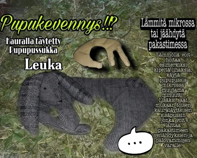 Kauralla täytetty lämmöllä hoitava kani/Leuka