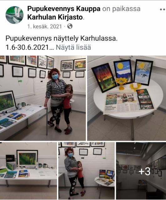 Pupukevennys Näyttely Karhula