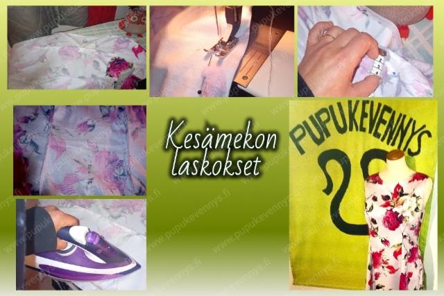 Kesämekon laskokset
