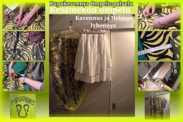 Ompelupalvelut/korjausompelu/kesämekko