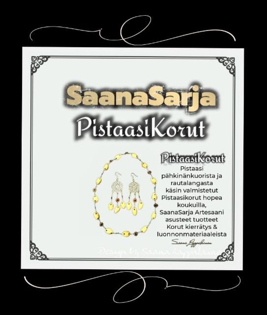 SaanaSarja Pistaasi korut tieto