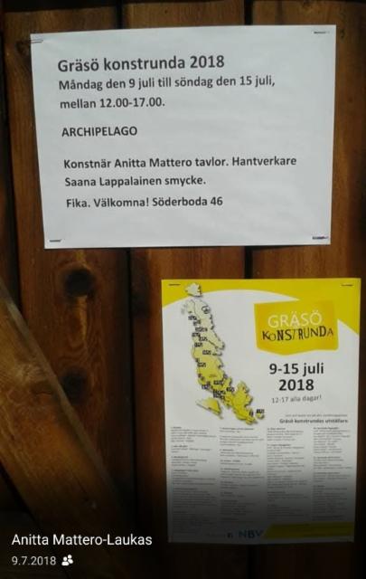 Näyttely Gräsö konstrundra