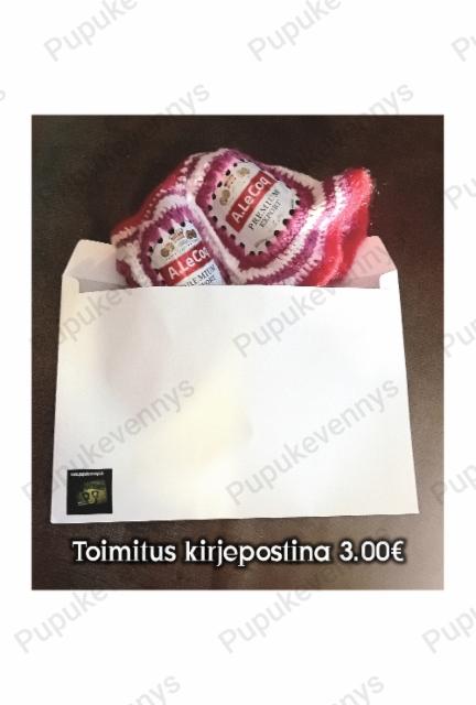 Toimitus kirjepostina 3.00€