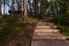 Portaat rantasaunalta