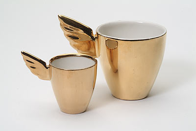 Kultainen Enkeli | Golden Angel | muki ja espresso | mug and espresso | 2,5 dl