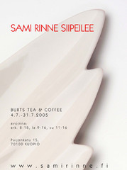 Sami Rinne Siipeilee | näyttely | juliste | poster