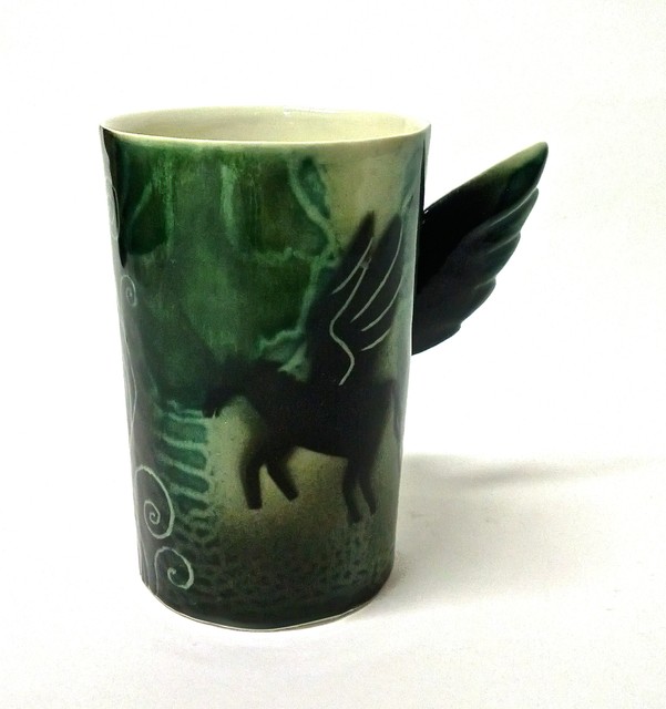 Yksisarvinen | muki | Unicorn | mug | porcelain