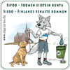 Koirankakkatarra Sipoon kunnan roskiksiin 2014