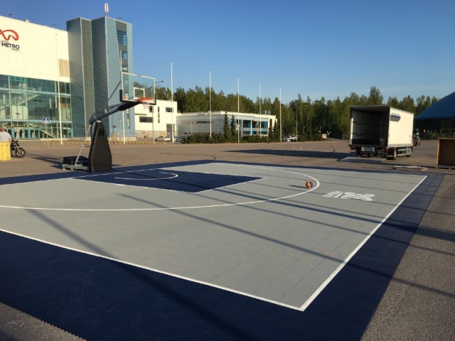 Suomen Koripalloliitto_FIBA 3x3 kenttä