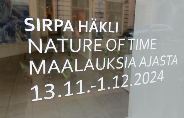 Yksityisnäyttely "Nature of Time - Maalauksia ajasta" | Solo Exhibition "Nature of Time - Paintings about Time", Galleria A2, 2024 (20)