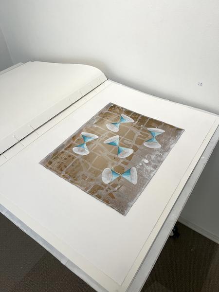 Sirpa Häkli, taiteilijakirja | Artist's Book "Séries temporaines" (2023-2024)