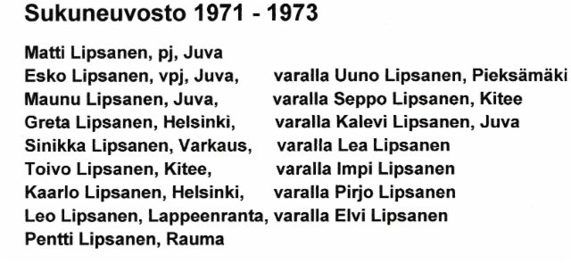 sukuneuvosto 1971-1973